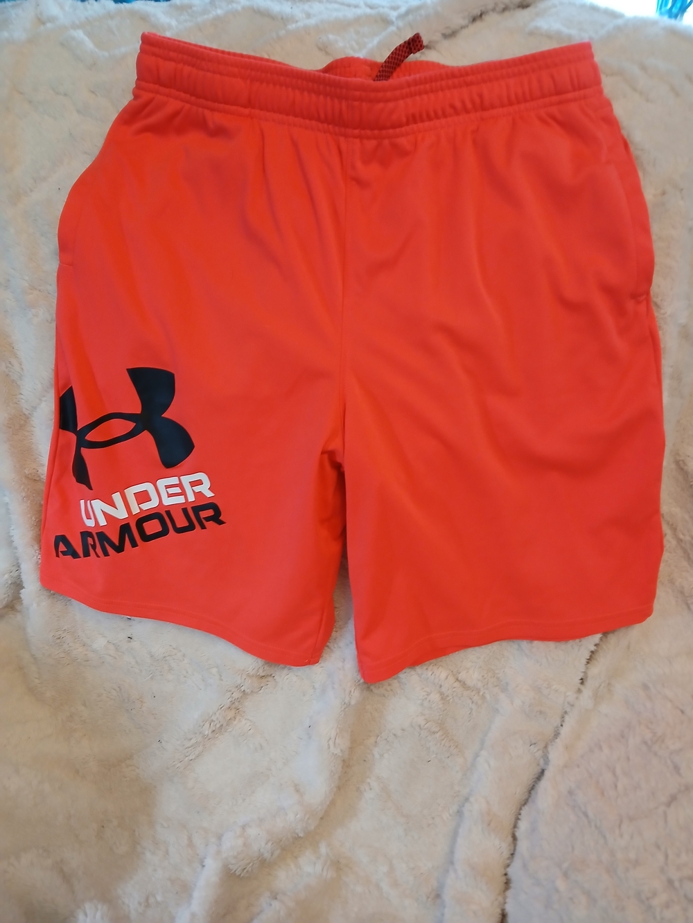 Under Armour Neon Orange Men's Performance Shorts